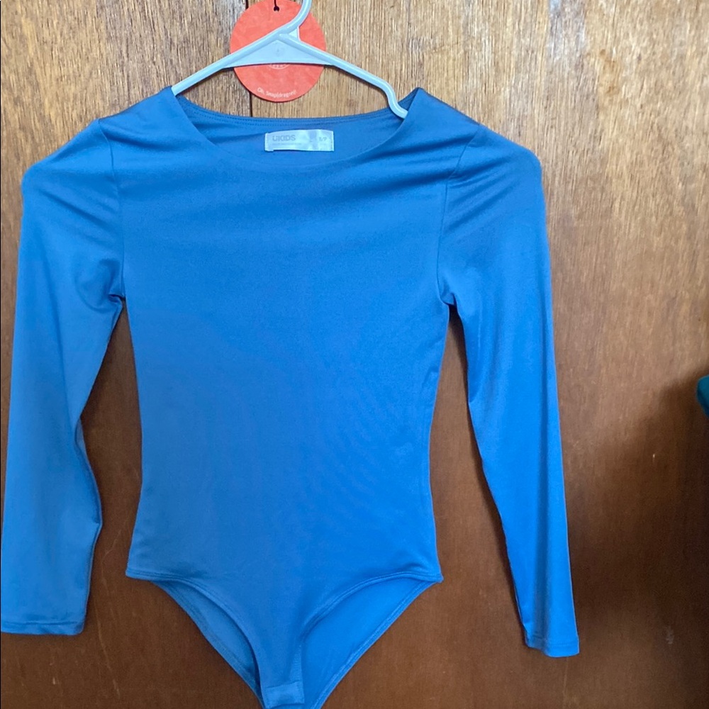 Blue Long Sleeve Kids One Piece